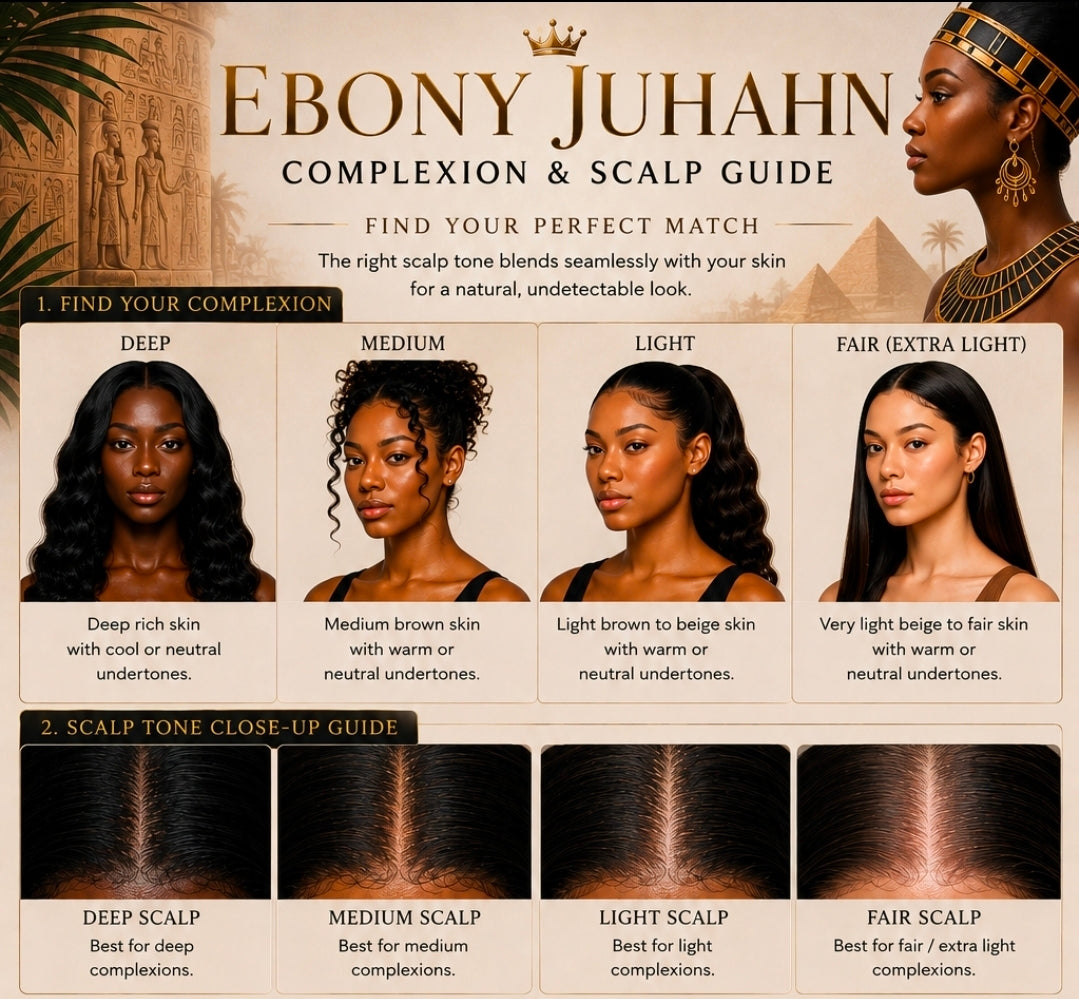 Indian Hair Scalp Closure Wig