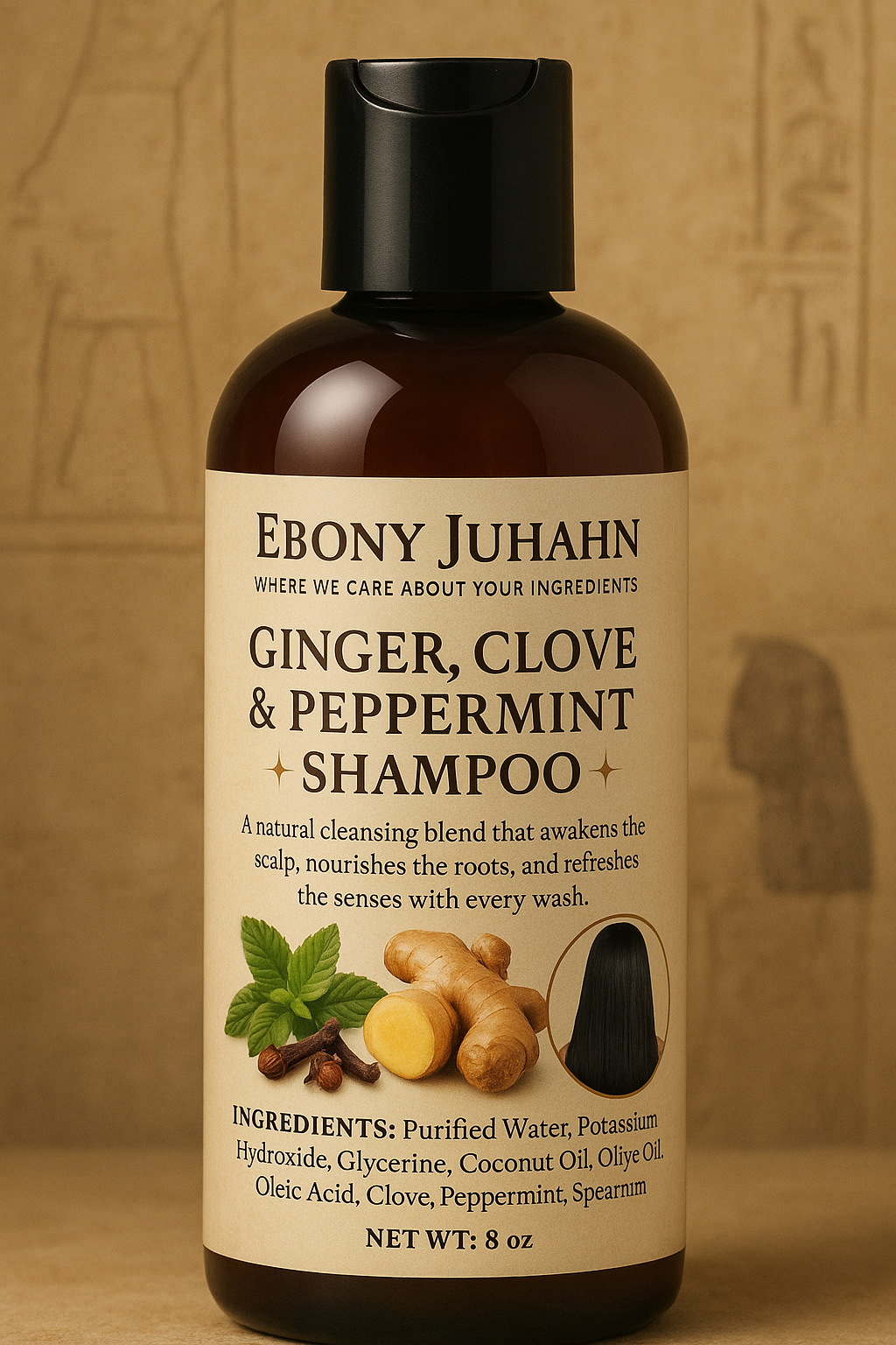 Ginger, Clove & Peppermint Shampoo