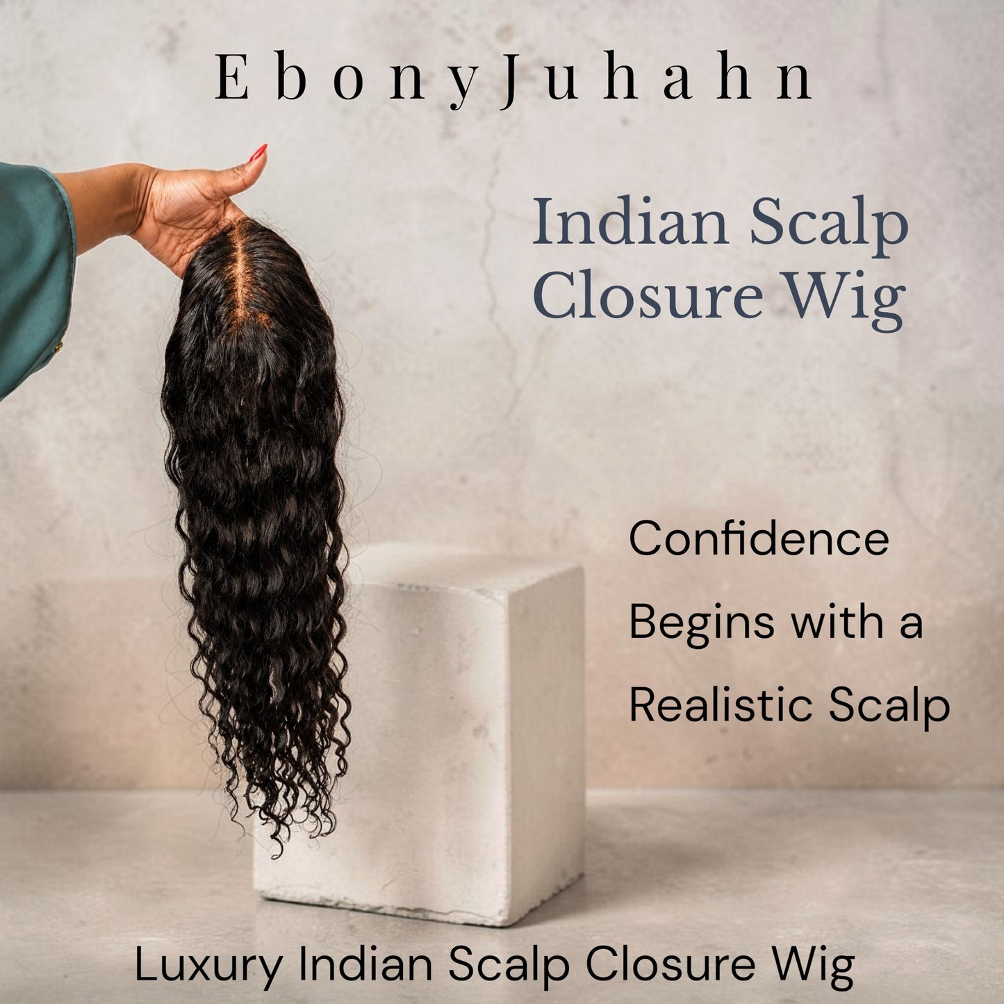 Indian Hair Scalp Closure Wig
